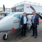 Manuel Garbaccio (General Manager Eagle Aviation) and Marcus Gurtner (CSO AIrborne Technologies)